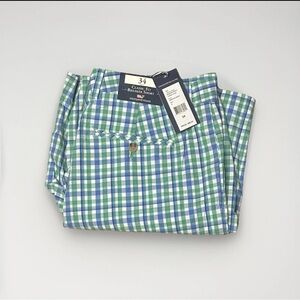 NWT Men’s 34 Vineyard Vines Classic Fit Breaker Short Parrot Plaid 9”